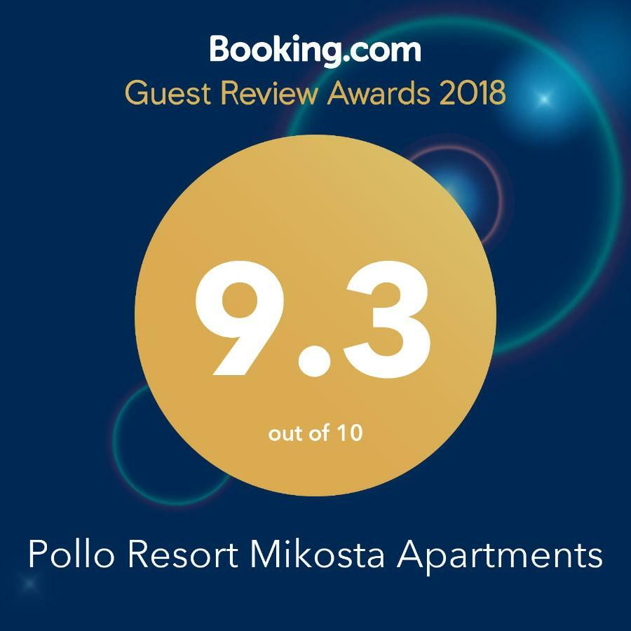 Pollo Resort Mikosta Apartments Pantai Sunny Bagian luar foto